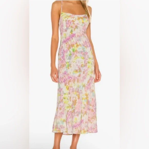 revolve pink slip dress Lovers and Friends x REVOLVE The Slip Dress in Nude
